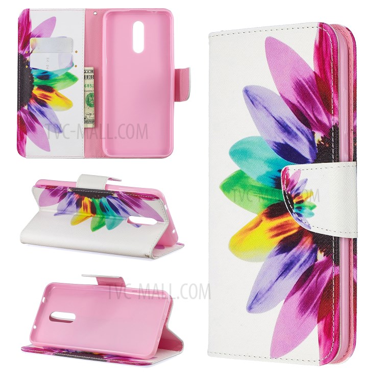 Case Nokia 3.2 # Pre- Order * เคสกระเป๋าสตางค์หนังพิมพ์ลายลวดลาย *