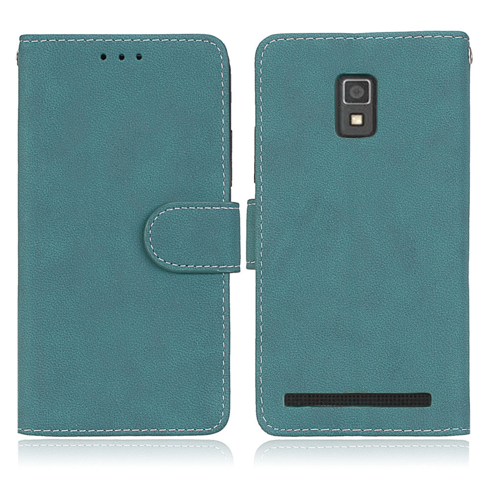 Case Lenovo A6600 / Pre-order * หรูหรา Retro ยืนถือกระเป๋าสตางค์หนัง PU ปกหนัง *