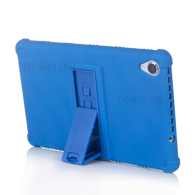 Case Lenovo Tab M8 /Tab M8 (2nd Gen) / Pre-Order * เคสแท็บเล็ตซิลิโคนอ่อนนุ่มออกแบบขาตั้งแบบสไลด์ออก *
