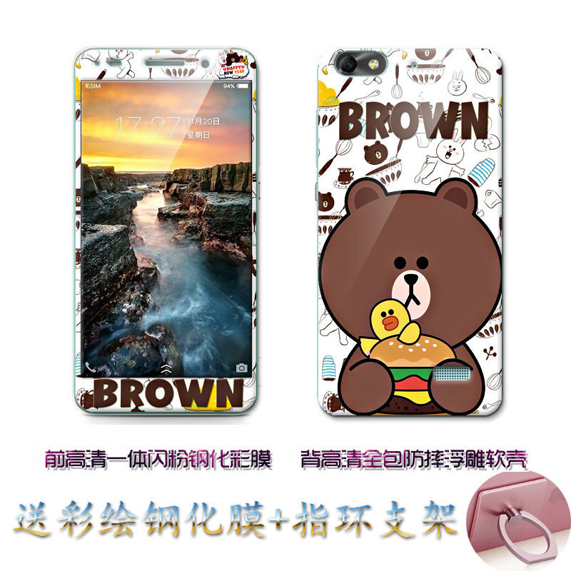 Case Huawei G-Play Mini / Pre-orde * เคส TPU ลายการ์ตูนน่ารักๆ + กระจกนิรภัย *