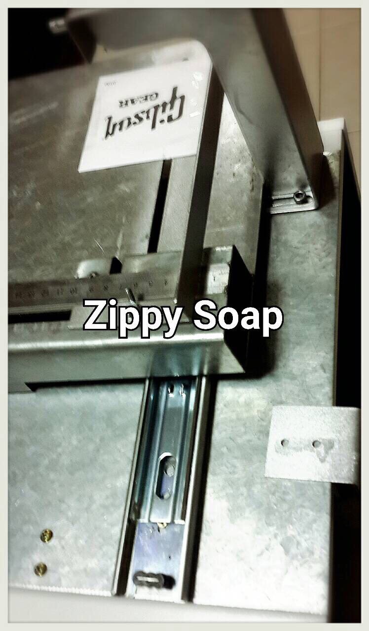 เครื่องตัดสบู่รุ่นสไลด์ ปรับขนาดได้ ฐานเหล็ก