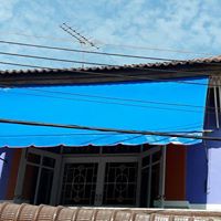 MKP TenT ผ้าใบชักรอก ขนาด กว้าง 1เมตร สูง 5.5เมตร (ไม่รวมเสาค้ำ) กันสาดผ้าใบ ชักรอกผ้าใบ ผ้าใบม้วนขึ้นลง ผ้าใบม้วนเก็บได้ มีทุกสี 1m x 5.5m