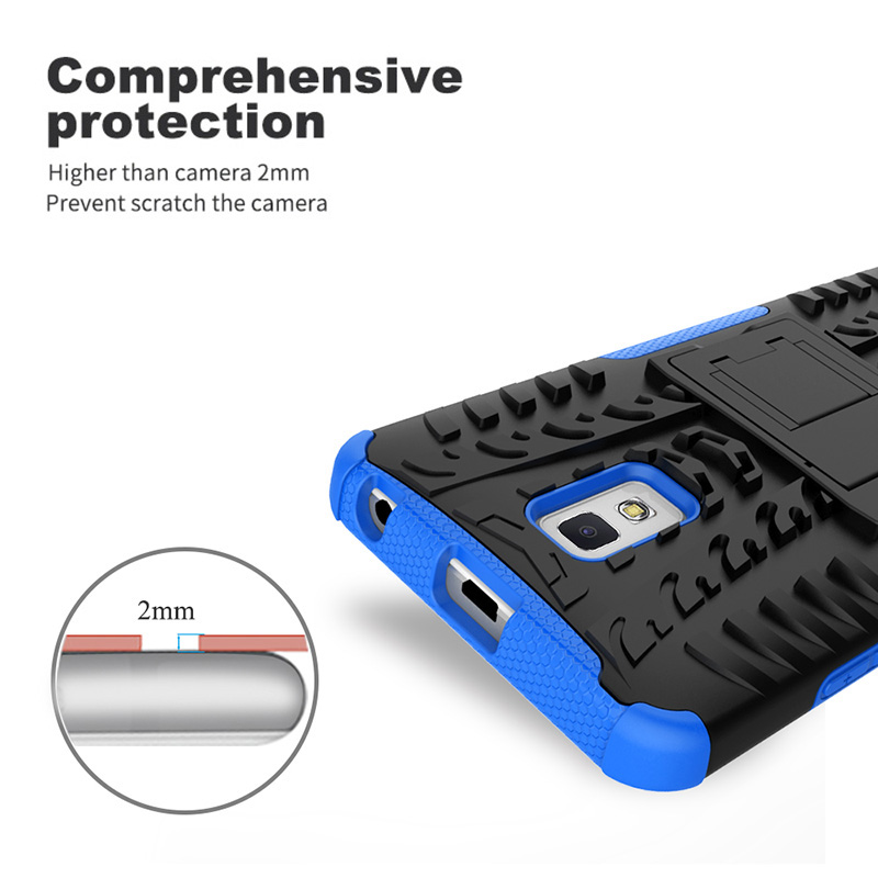 Case Lenovo A6600 / Pre-order * พีซีภายนอก + ด้านใน TPU = การป้องกันชั้นสองชั้น พร้อมขาตั้ง *