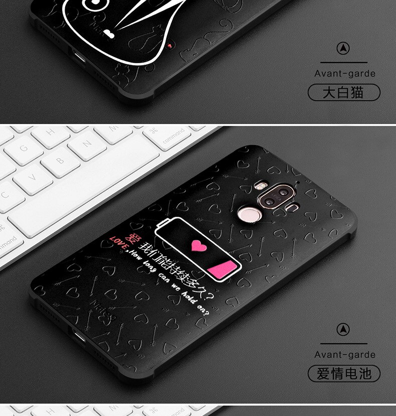 Case Huawei Mate 9 / Pre-order * วัสดุ TPU ที่มีฝีมือประณีตนูน สามมิติและรูปแบบเก๋ไก๋ *