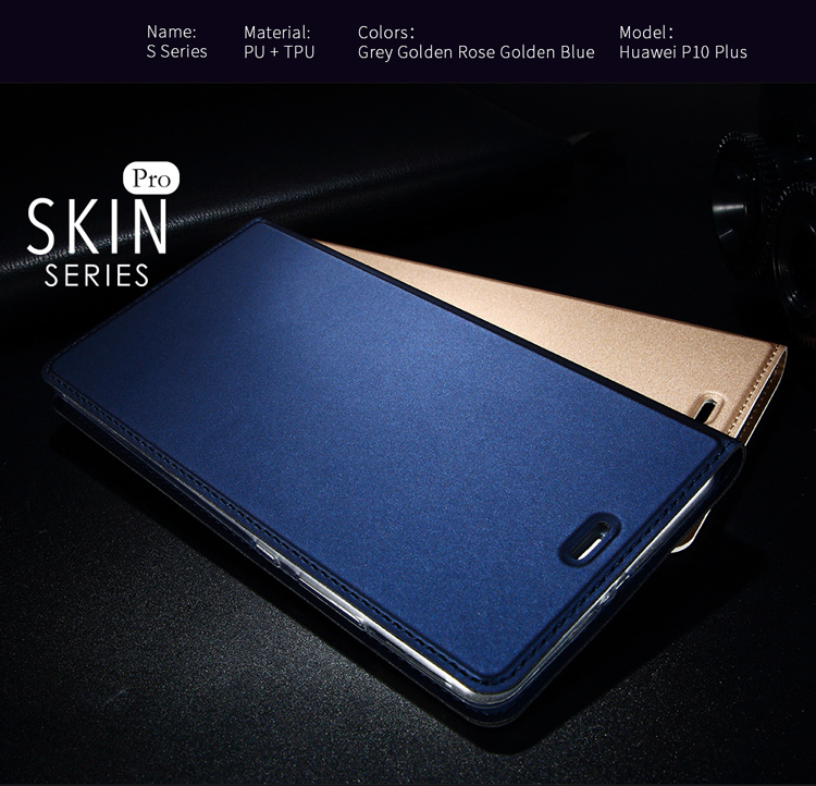 Case Huawei P10 Plus / Pre-order * DUX DUCIS เคสหนัง PU ที่มันวาวที่ได้รับการคัดสรรมาอย่างดีผิวเรียบเนียน *