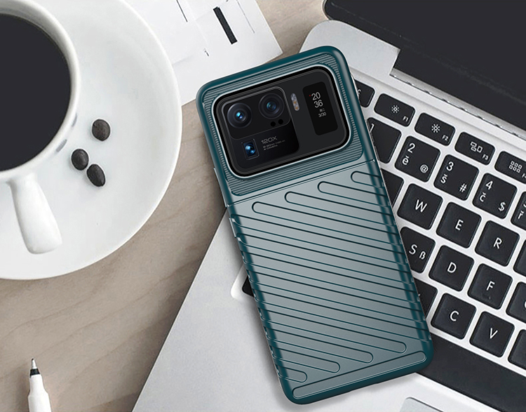 Case Xiaomi Mi 11 Ultra 5G # Pre-Order * เคสทันเดอร์ซีรีส์สิ่งทอลายทแยงเนื้อ TPU ป้องกัน *
