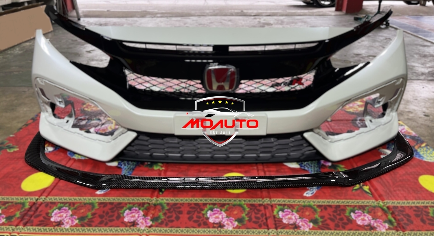 ลิ้นหน้าเพียวคาร์บอน CIVIC HATCHBACK (FK)