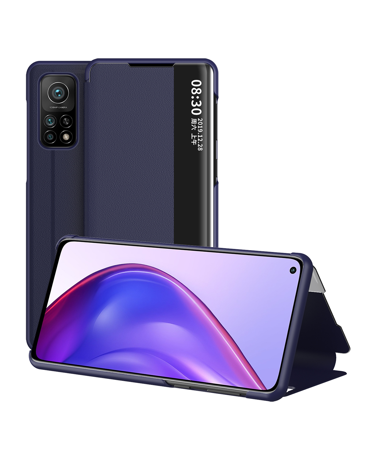 Case Xiaomi Mi 10T 5G / Mi 10T Pro 5G / Pre-order * เคส View Window Flip ทำจากวัสดุหนัง PC + PU หน้าต่างโปร่งแสงเพื่อให้ดูข้อมูลได้ง่าย *