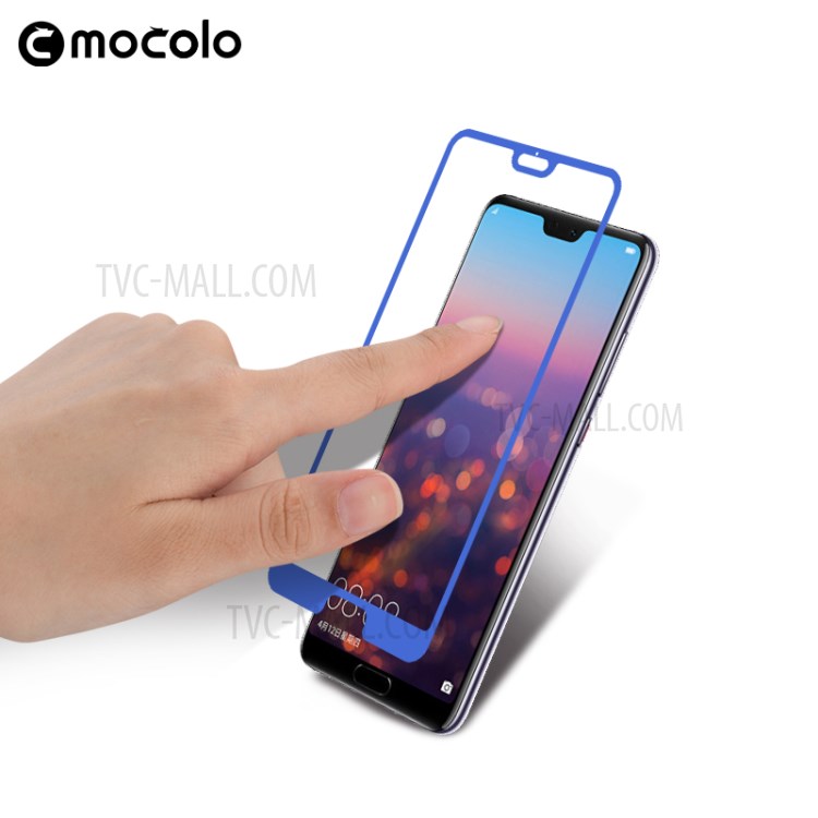 กระจกนิรภัย Huawei P20 Pro / Pre-order * MOCOLO ผ้าไหมพิมพ์หน้าจอ ความแข็ง 9H ขอบโค้ง 2.5D เรียบ *