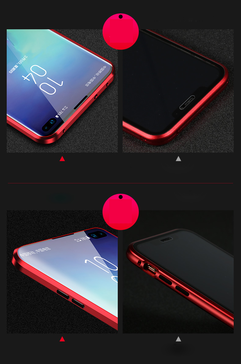 Case Samsung Galaxy S10 / Pre-Order * เคสกระจกด้านหน้า + หลังและกรอบโลหะเคสนี้ให้การปกป้องที่ครอบคลุม 360 องศา *