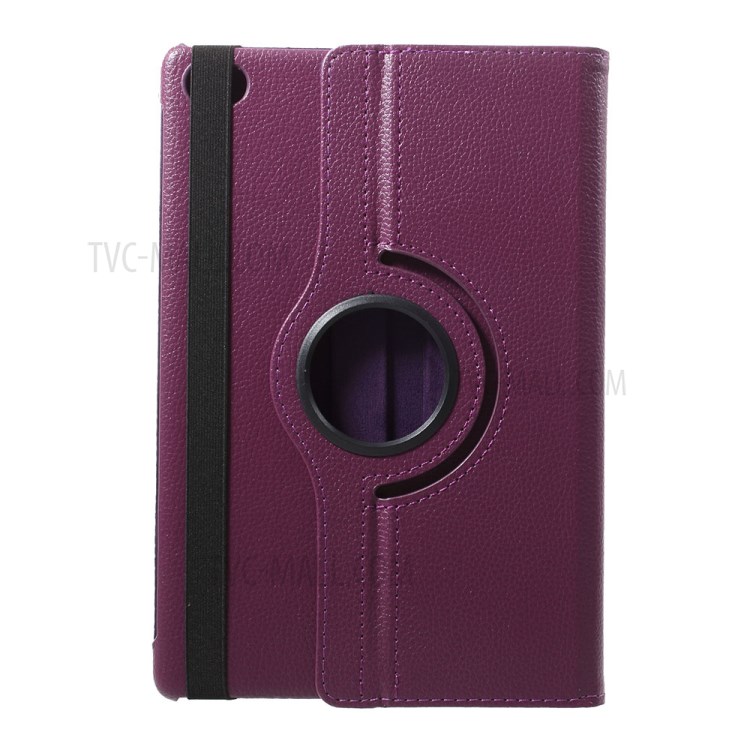 Case Huawei MediaPad M5 Lite 10' / Pre-order * เคสหนังหมุน 360 องศาแบบหมุนผิวลิ้นจี่ *
