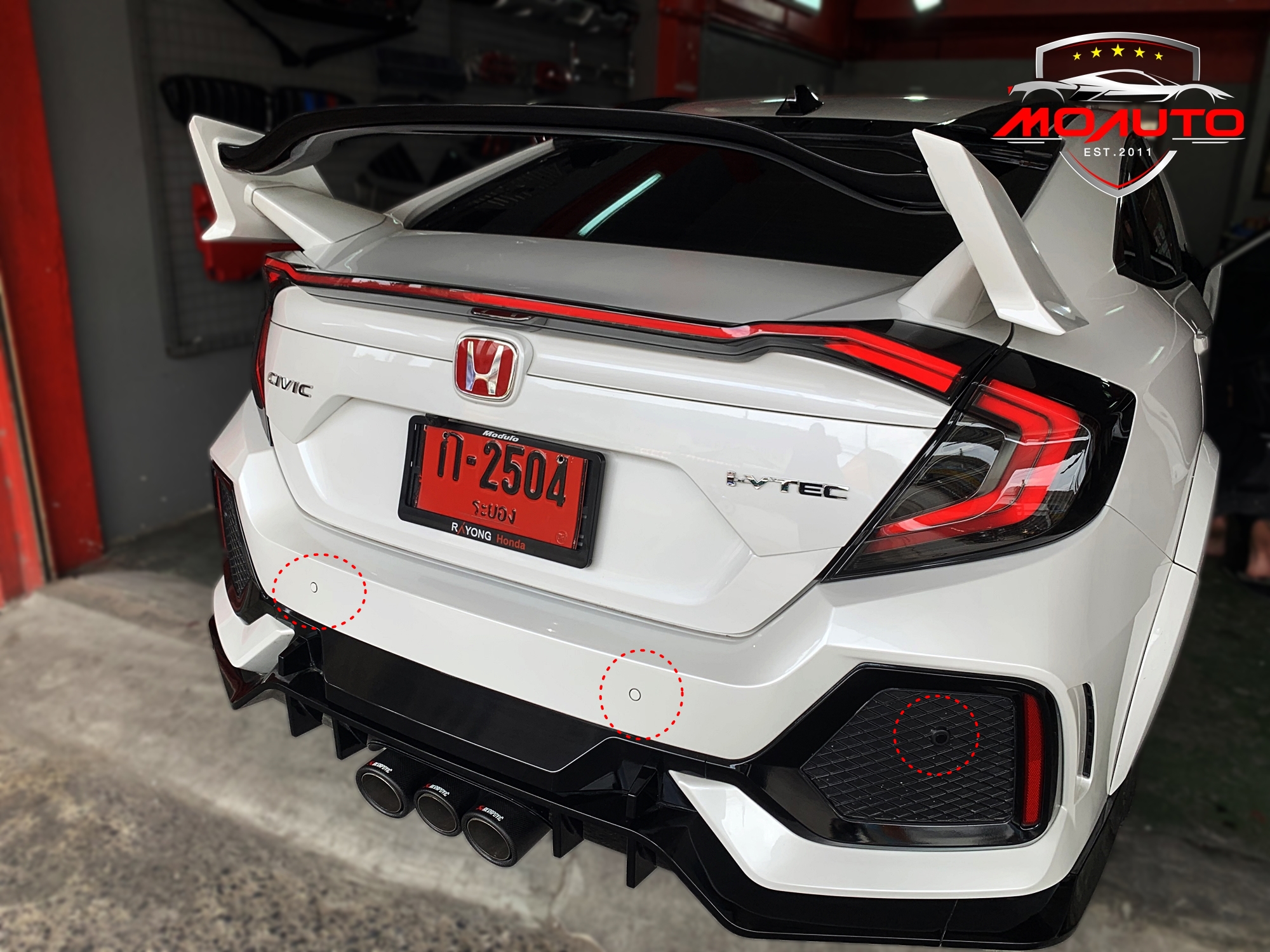 เซ็นเซอร์ถอยหลัง 4 จุด แบบยุโรป CIVIC FC / FK