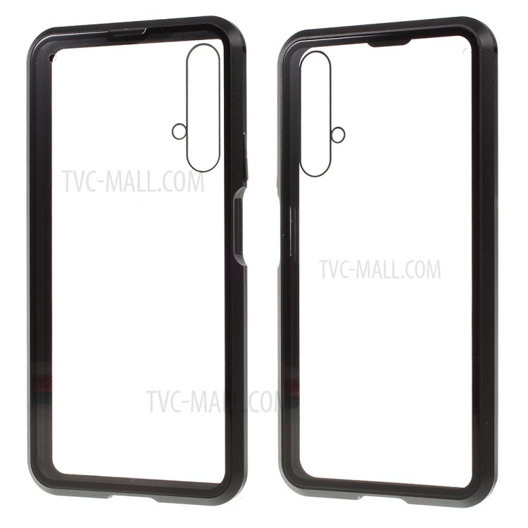 Case Huawei Nova 5T / Pre-order * เคสโลหะกรอบแม่เหล็ก + แก้วปกหลัง ถอด 2-in-1 *