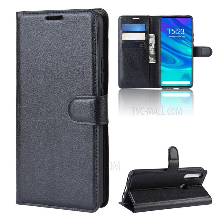 Case Huawei Y9 Prime 2019 / Pre-Order * เคสผิวลิ้นจี่กระเป๋าสตางค์ และช่องใส่เงินสด *