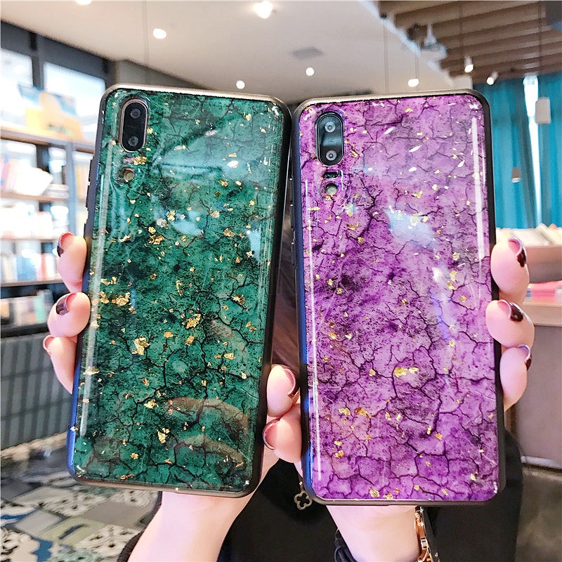 Case Huawei P20 Pro / Pre-order * เคสเคลือบปั๊มทองคำเลอค่าหรูหรา วัสดุ TPU อ่อนนุ่มยืดหยุ่นและทนทาน *