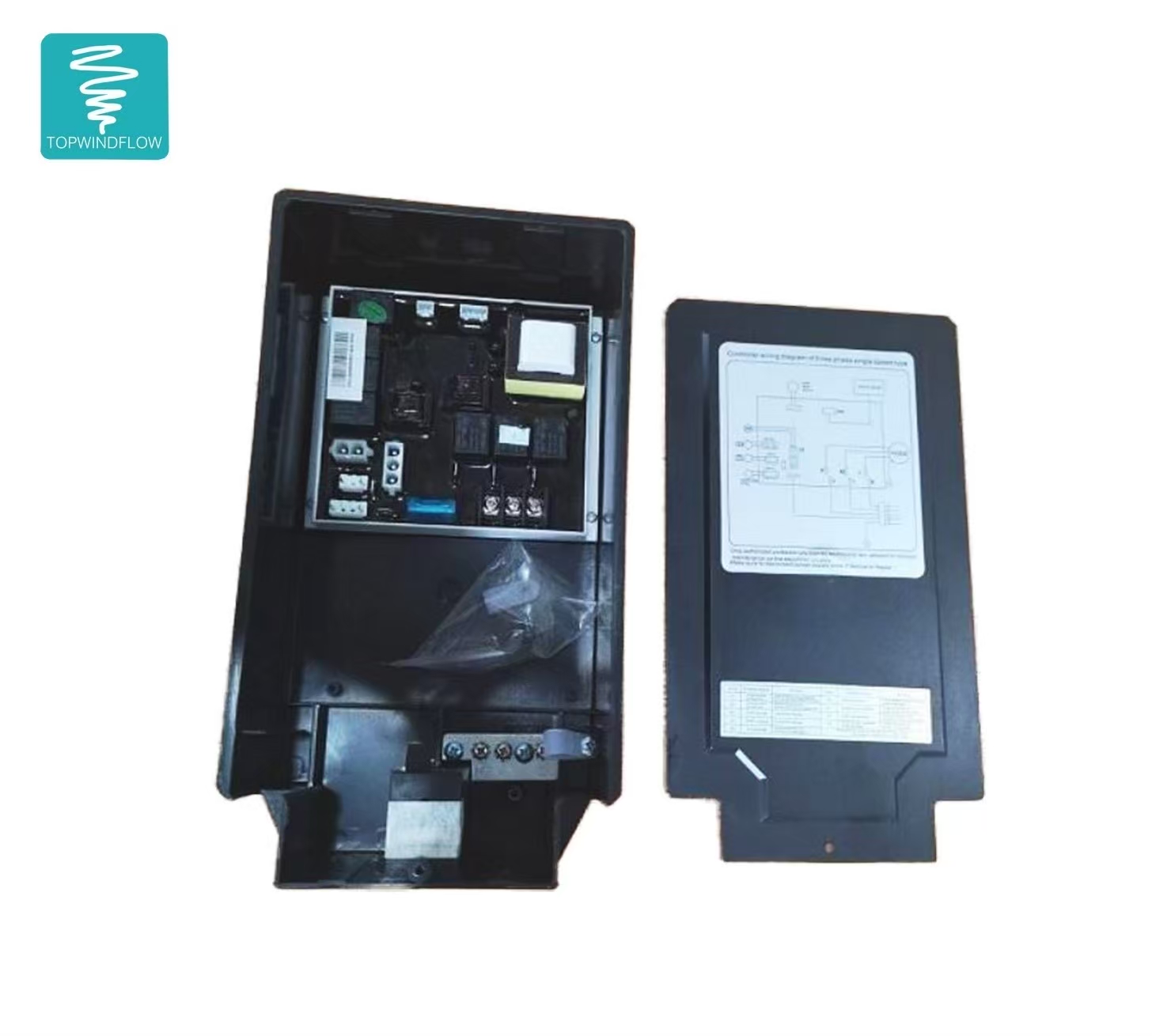 กล่องคอลโทรล อะไหล่พัดลมไอเย็น OUBER 18000 CMH.