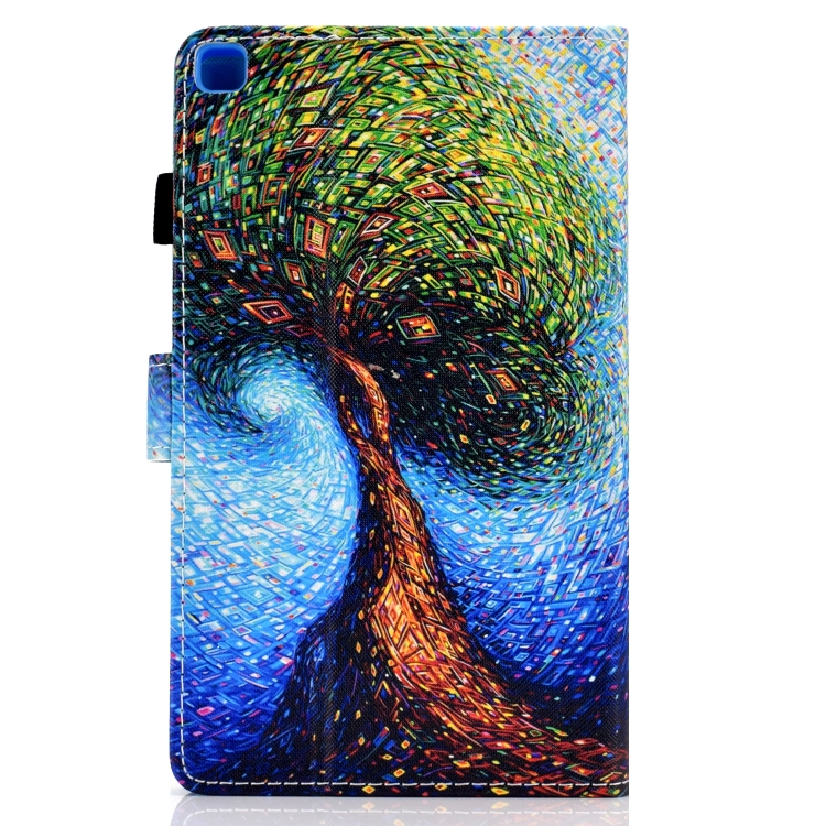 Case Samsung Galaxy Tab S6 Lite / Pre-Order * เคสซองหนังแบนขวาด้วยปากกาปกและช่องใส่การ์ดและหัวเข็มขัดป้องกันการลื่นไถล Strip และ Bracket *