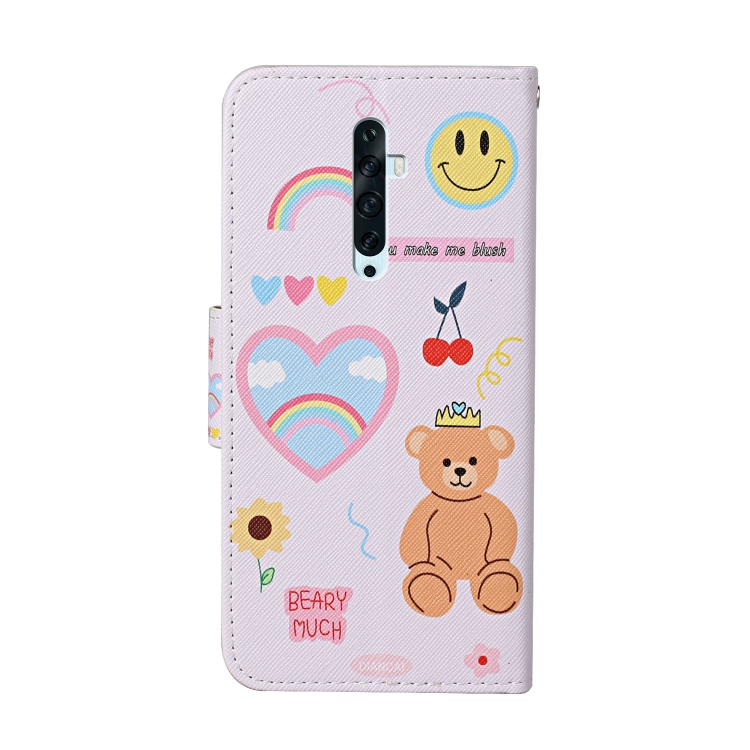 Case OPPO Reno 2F / Pre-Order * รูปแบบการวาดสีซองหนังพลิกแนวนอนพร้อมตัวยึดและช่องเสียบการ์ดและกระเป๋าสตางค์ *