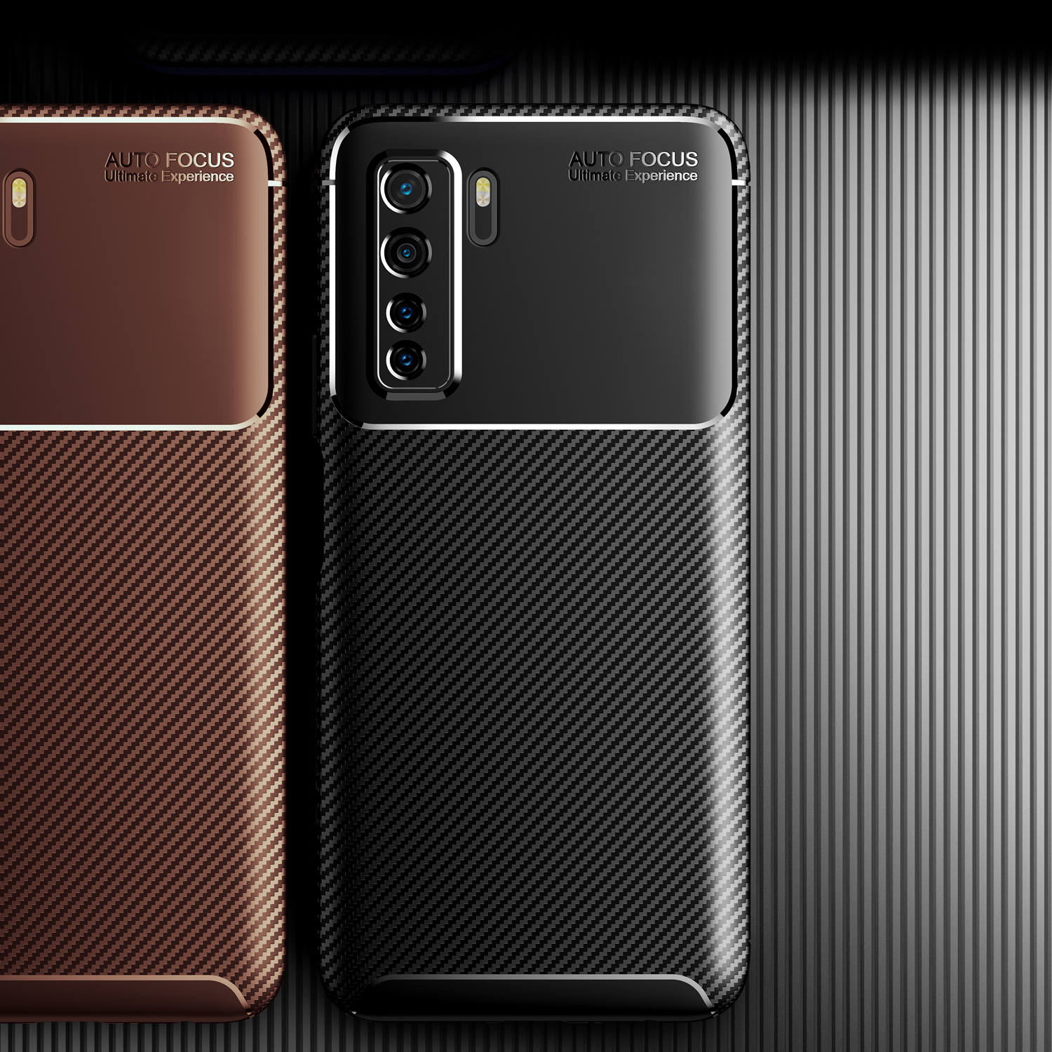 Case Huawei Nova 7 SE / Pre-order * เคสคาร์บอนไฟเบอร์กันกระแทกTPU ป้องกัน *