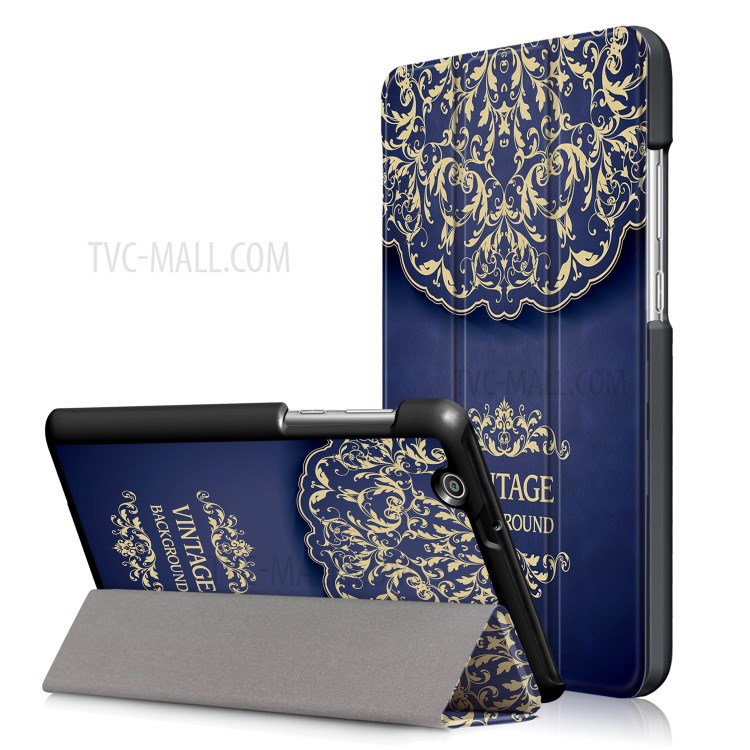 Case Huawei MediaPad T3 7' 3G / Pre-order * เคสลวดลาย 3-พับ ฝาพับสามพับสามารถพับเก็บเป็นขายึดได้ *
