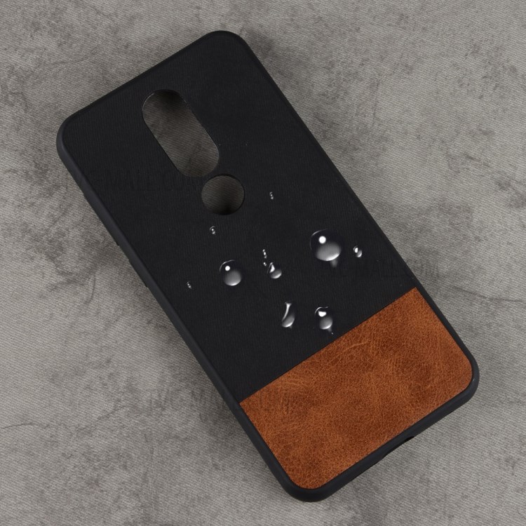 Case Nokia 6.1 Plus / Pre-order * 2 สี Splicing หนัง PU เคลือบ PC + TPU *