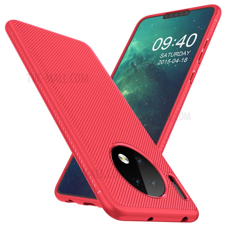 Case Huawei Mate 30 / Pre-order * Jazz Series สิ่งทอลายทแยงเนื้อ TPU กันลื่นป้องกันลายนิ้วมือและป้องกันรอยขีดข่วน *
