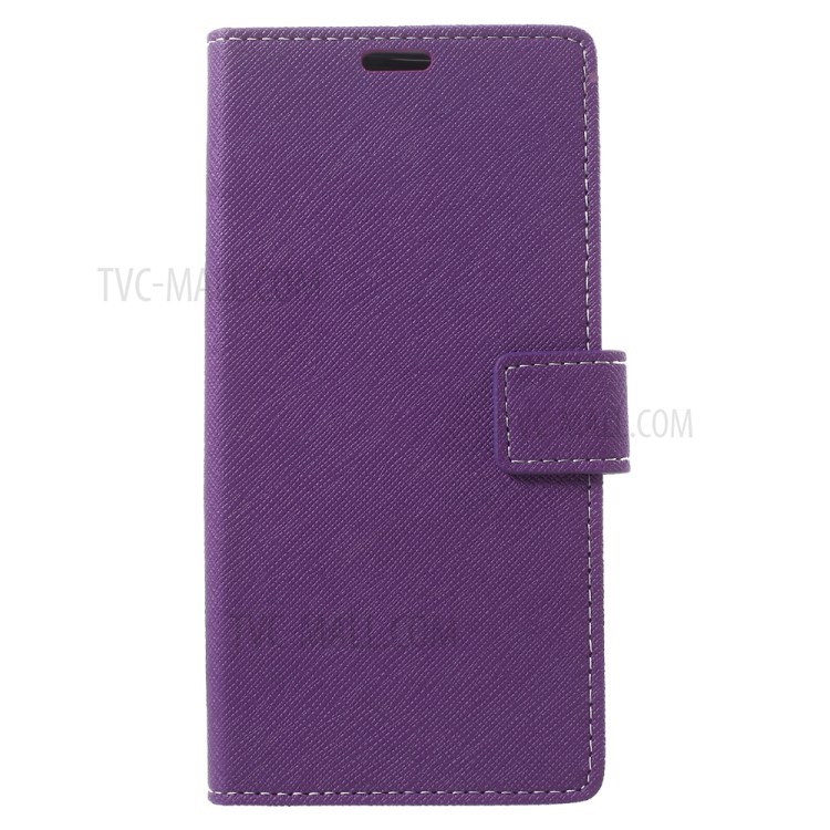 Case Lenovo Vibe P2 / Pre-order * กระเป๋าสตางค์ขาตั้ง Cross Texture ปกหนัง Folio *