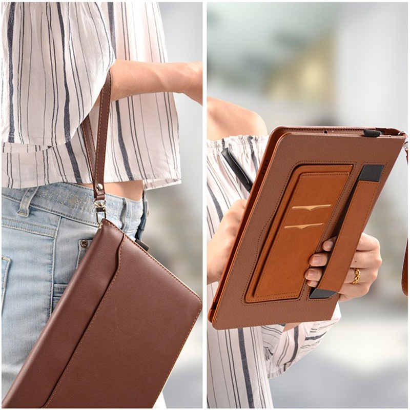Case Huawei MediaPad M3 # Pre-order * เคส M3 กับผู้ถือมือ Strip ปกคลุมยืนพลิกซองหนังฟังก์ชั่นปก *