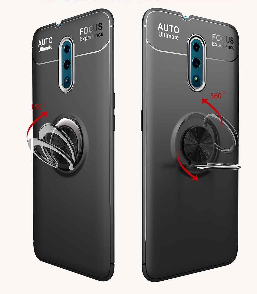 Case OPPO Reno / Pre-order * เคส TPU ขาตั้งแหวนนิ้ว (แผ่นแม่เหล็กโลหะในตัว) วัสดุ TPU คุณภาพสูงกันกระแทกและทนต่อแรงกระแทก *