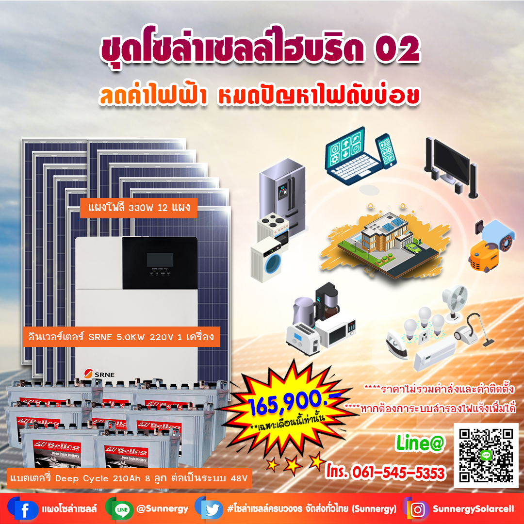 ชุดโซล่าเซลล์ไฮบริด 02