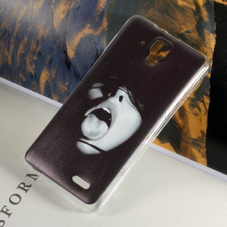 Case Lenovo A536 / Pre-order * เคส Softlyfit embossment ยืดหยุ่น TPU เจล *