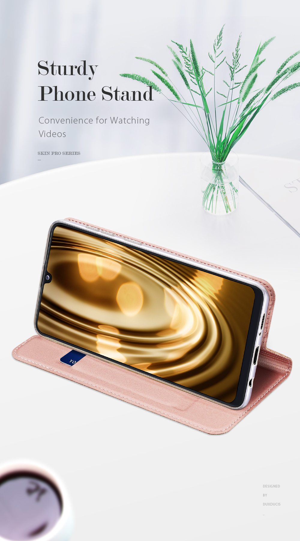 Case Samsung Galaxy A31 / Pre-Order * DUX DUCIS นี้มีสไตล์ธุรกิจที่เรียบง่ายและโครงสร้างที่บางเฉียบ หนัง PU มันวาว *