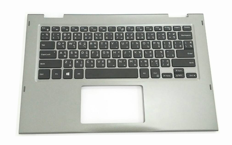 Keyboard Dell 5368 5378 แท้ ไทย อังกฤษ มีไฟ บอดี้บน Dell Inspiron 5368 5378 คีย์บอร์ดโน๊ตบุ๊ค Dell 5378 5368 แป้นพิมพ์ Dell 5368 แท้ ประกันศูนย์ Dell Thailand ราคา พิเศษ