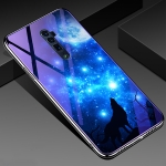 Case OPPO Reno 10x Zoom / พรีออเดอร์ * เคสกระจกแสงสีฟ้าขอบไฟฟ้า *