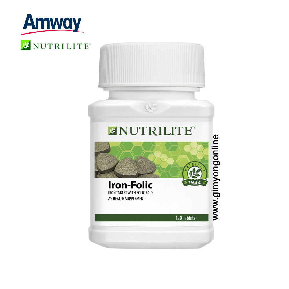 นิวทริไลท์ เหล็ก และ โฟเลต บรรจุ 120 เม็ด Nutrilite Iron-Folic 120 Tablets