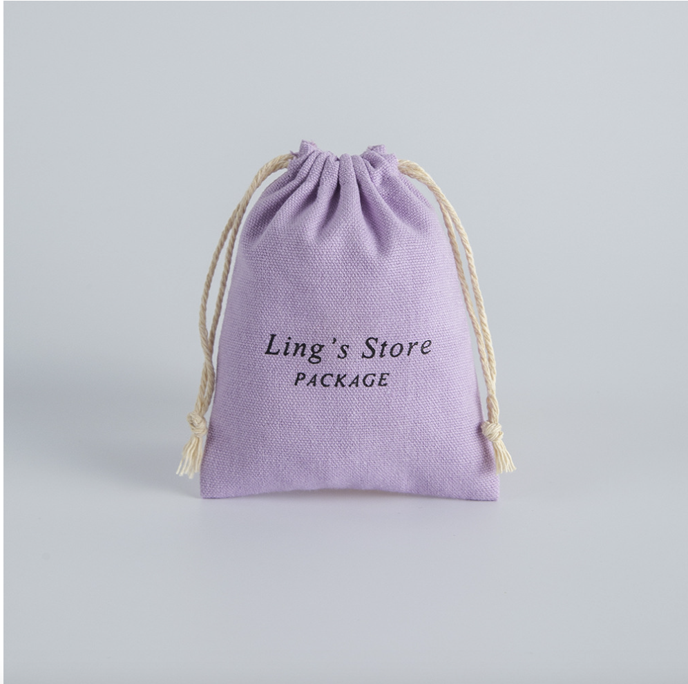 ถุงผ้าหูรูด ขนาด 10*15cm 1 ชิ้น ไม่มีโลโก้ เลือกสี 005734