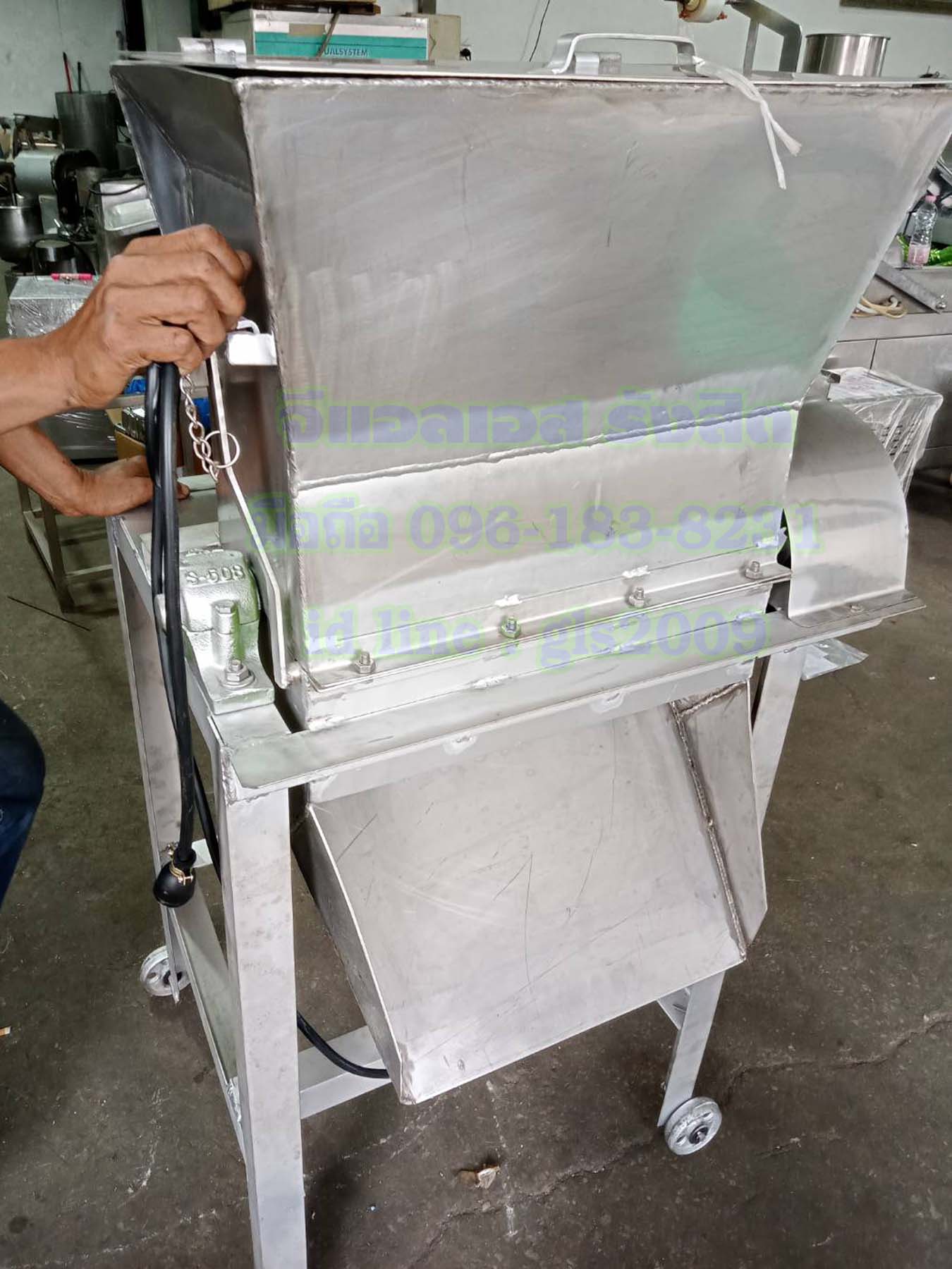 เครื่องโม่แข็งสแตนเลส2กั๊กมอเตอร์3แรง