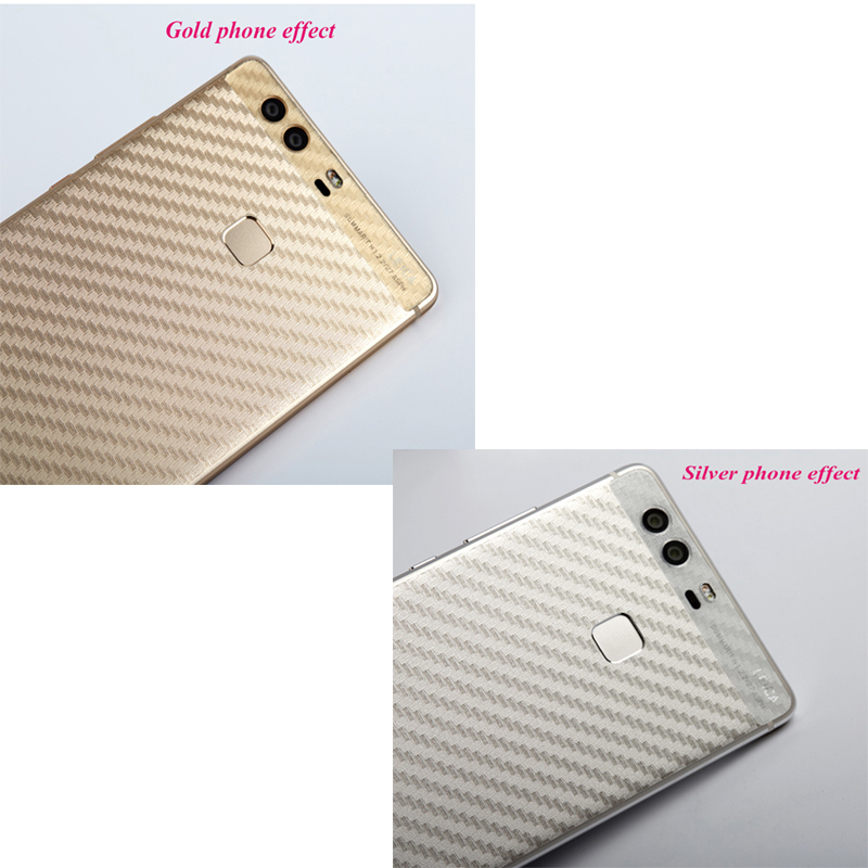 ฟิล์มกันรอยด้านหลัง + เลนส์กล้อง Huawei P9 / Pre-order * 3D คาร์บอนไฟเบอร์ปกหลังฟิล์มป้องกันลื่น *