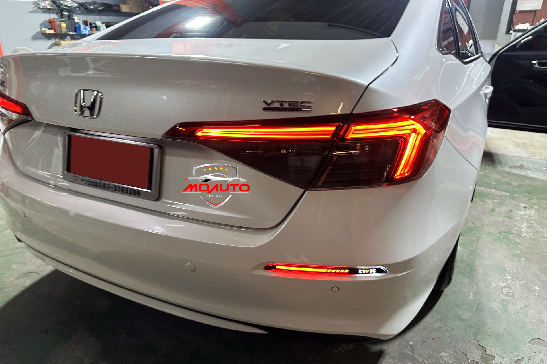 ไฟทับทิมท้าย LED CIVIC FE LOGO