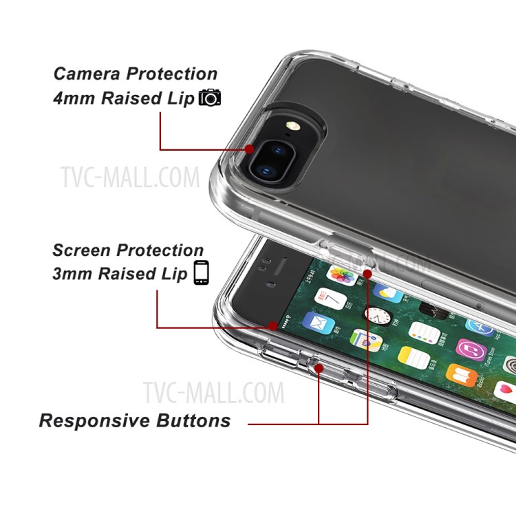Case iPhone 6s Plus / 6 Plus / Pre-order * Front PC + back TPU 2 in 1 ออกแบบให้การปกป้องสองชั้น *