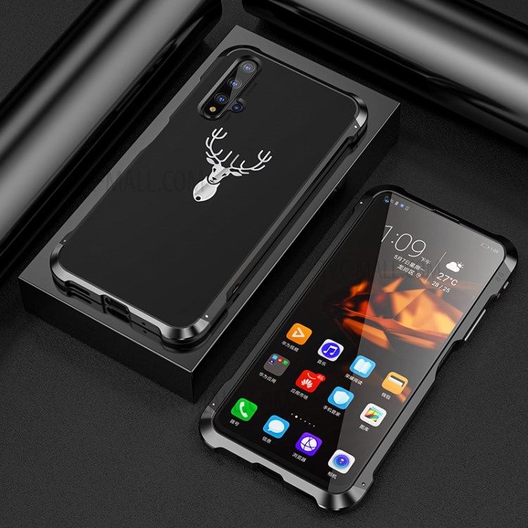 Case Huawei Nova 5T / Pre-order * เคสกันกระแทกกรอบโลหะ + ฝาครอบ + หัวเข็มขัด *