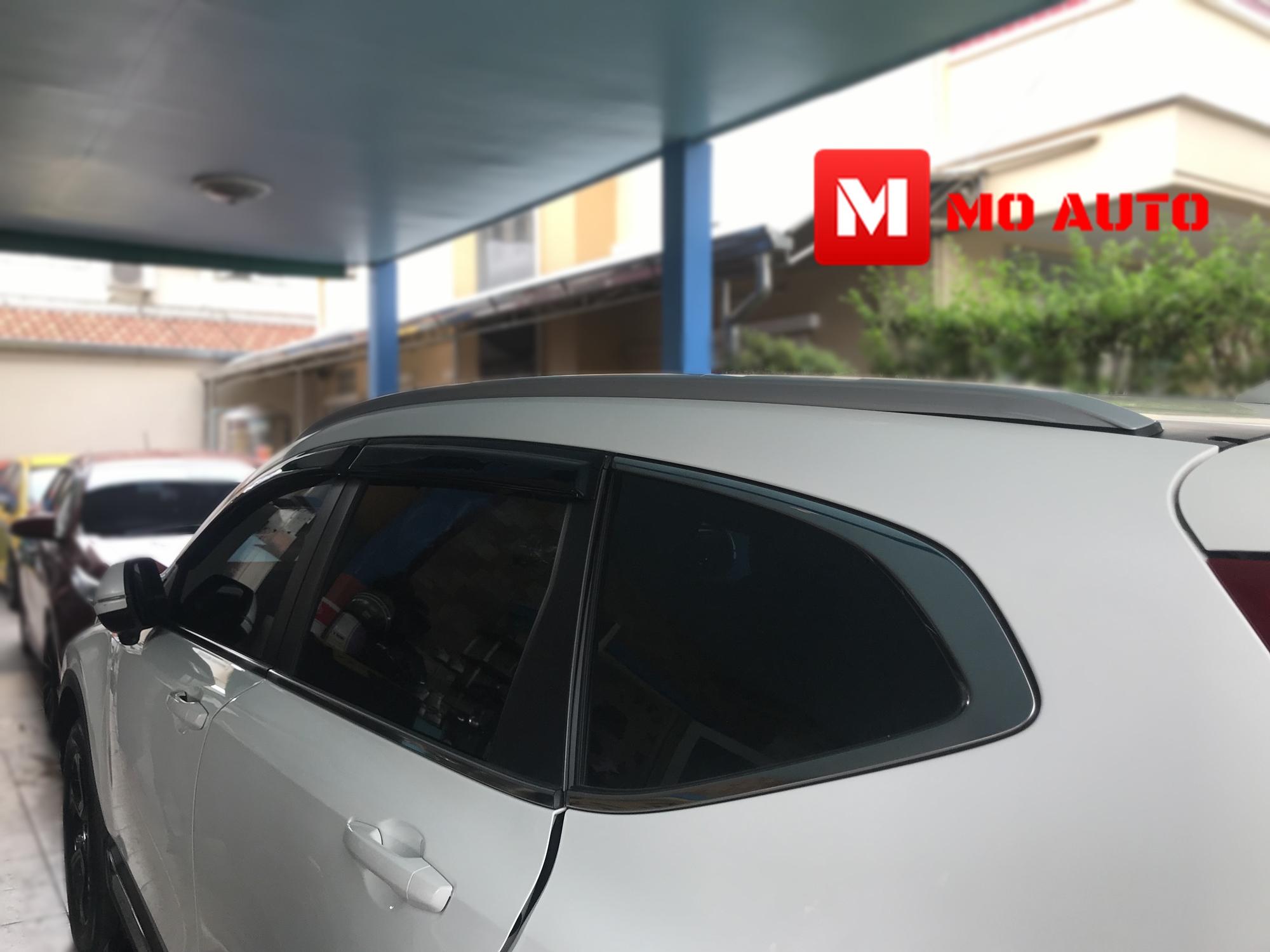 คานเสริมหลังคาคู่ (Roof Rail) แบบแนบ ทรงศูนย์ CR-V G5