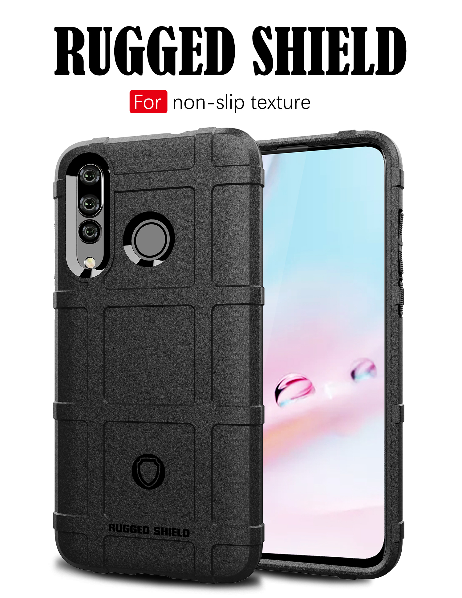 Case Huawei Nova 4 / Pre-Order * ป้องกันการกระแทกตาราง พื้นผิวสี่เหลี่ยมจัตุรัส *