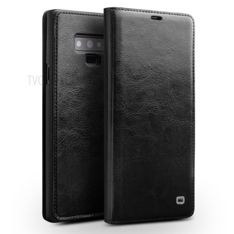 Case Samsung Galaxy Note9 # Pre-Order * QIALINO เคสหนังแท้คลาสสิกบางพร้อมช่องเสียบการ์ด *