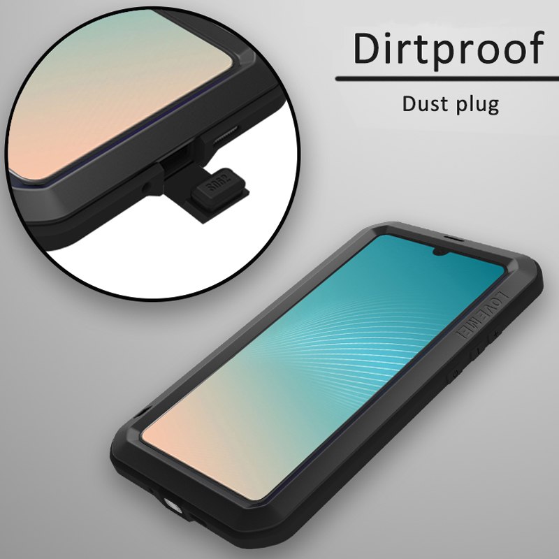 Case Huawei P30 / Pre-Order * LOVE MEI วัสดุ: โลหะ + TPU + กระจก คุณสมบัติกันน้ำกันกระแทกและกันฝุ่น *