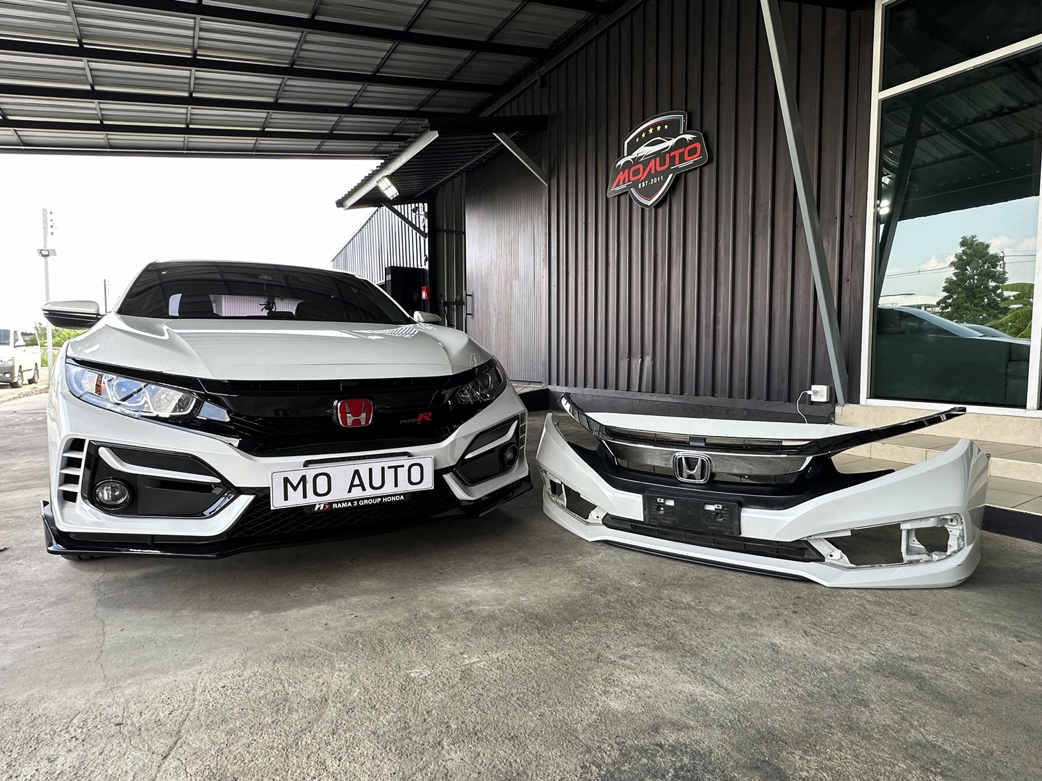 ชุดแต่ง TYPE-R สำหรับ CIVIC FC 2016-2021 (แบบเปลี่ยนกันชน)