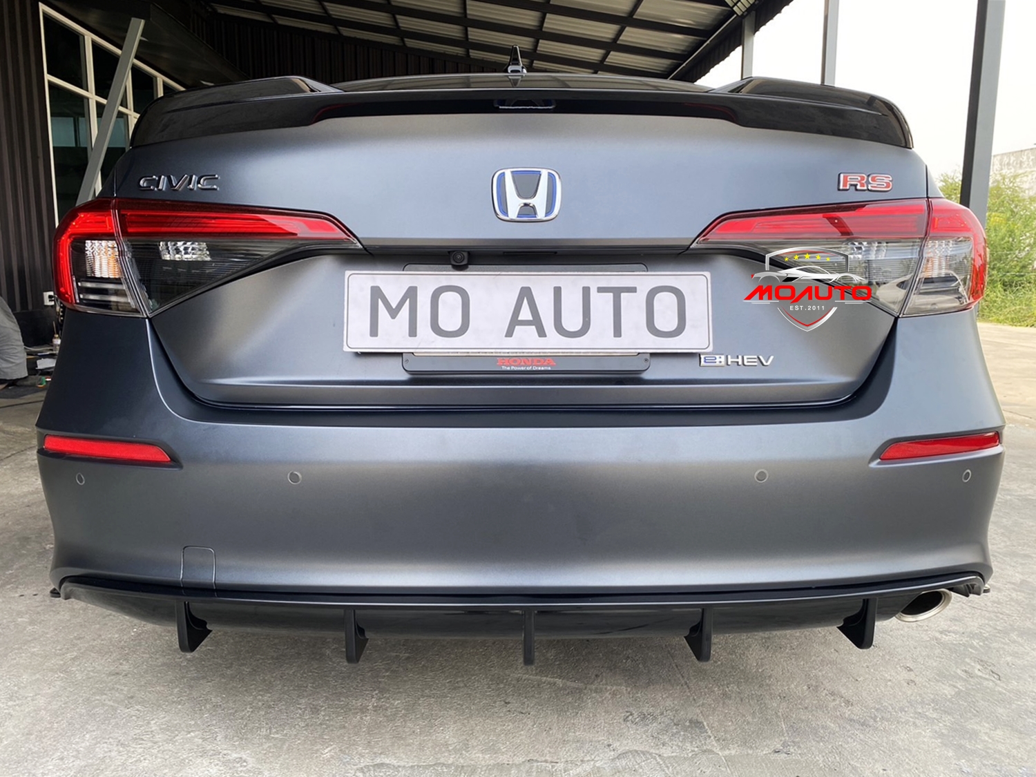 ดิฟหลัง M-SPORT ดำเงา V2 CIVIC FE