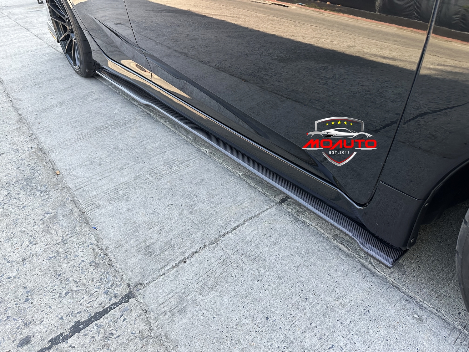 ลิ้นข้างคาร์บอนแท้ทรงเว้า (MS) CIVIC FC / FK