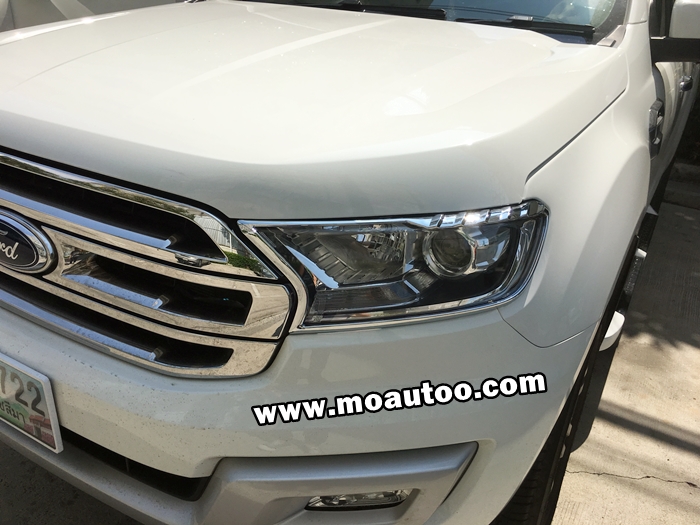 ครอบไฟหน้าโครเมียม Ford Everest