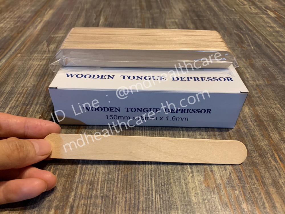 ไม้พายปาดครีม ไม้พายทาแว๊กซ์กำจัดขน ขนาด15*1.8cm (25ชิ้น)
